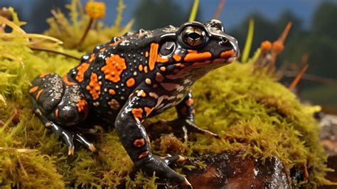  Fire-Bellied Toad: A Colorful Amphibian With a Fiery Temperament!